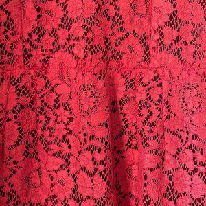 Red lace Dolce & Gabbana dress